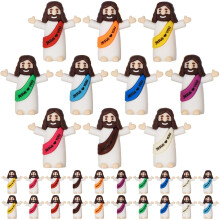 ARCHCRTC 30 Mini Jesus Figuren Jesus liebt dich Jesus Puppe religiöse Geschenke Christ