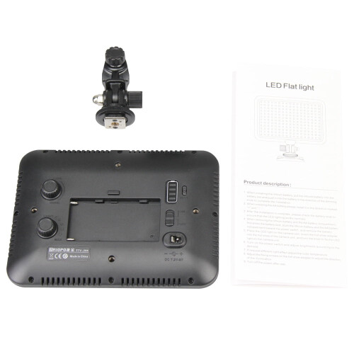 Triopo TTV-204LED videolyspanel 3200K–5500K 1