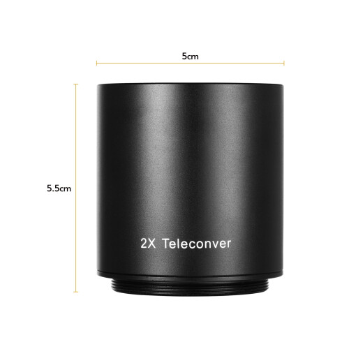 Andoer2x Telekonverter für T-Mount DSLR-Objektive 1