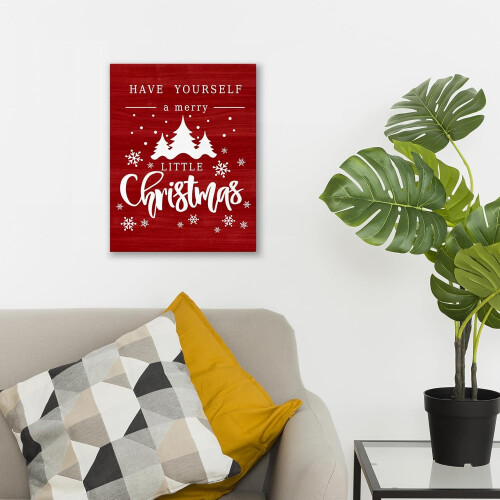 Quadro de Natal em Tela 11x14 polegadas 2