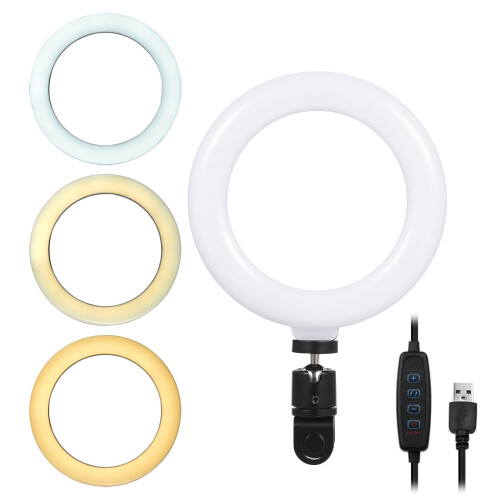 Ring Light USB de 6 polegadas para chamadas de vídeo em laptops 1