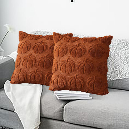 Housse de coussin citrouille automne 18x18 1