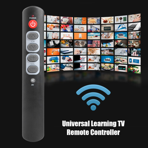 Télécommande infrarouge programmable à 6 boutons pour TV, décodeur et DVD 2