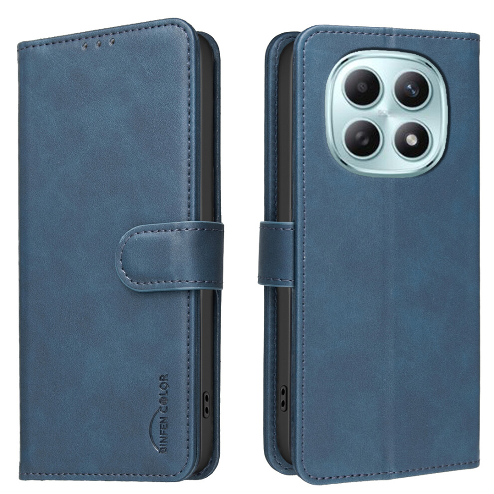 (Blue) Phone Cover For Xiaomi Redmi Note 15 Pro 4G (Global) Bf37 Case Rfid Blocking Wallet Stand Leather P Blue 6914292522949