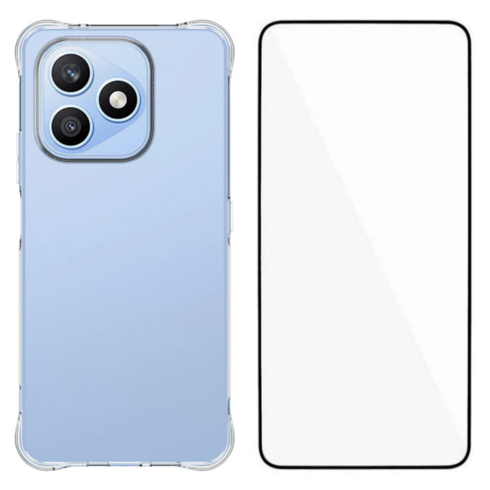 (Transparent) Phone Cover For Honor X8d 4G Wl Series Case 2.0Mm Tpu Phone Cover With Tempered Glass Film 6914298480984