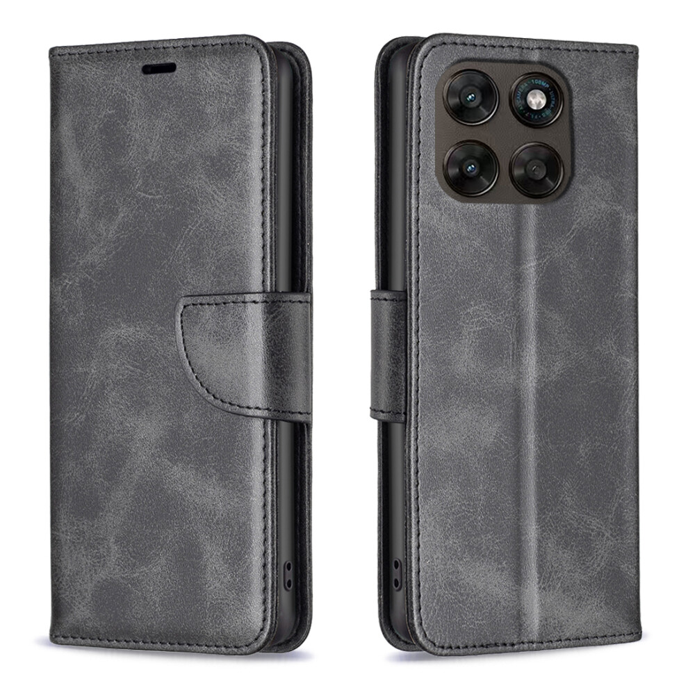(Black) Phone Cover For Motorola Moto G77 5G / Motorola Moto G67 5G Case Shockproof Pu Leather Cover With Wa Black 6914295002394