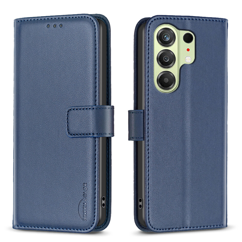 (Blue) Phone Cover For Tecno Camon 50 4G Bf17 Phone Case Wallet Folio Flip Leather Cover Blue 6914297599229