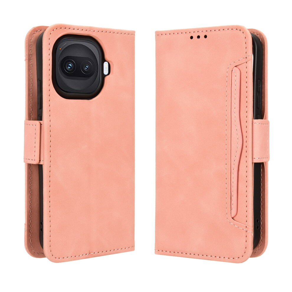 (Pink) Phone Cover For Vivo Iqoo 15R / Vivo Iqoo Z11 Turbo 5G Leather Case Phone Wallet Cover With Multiple Pink 6914296769357