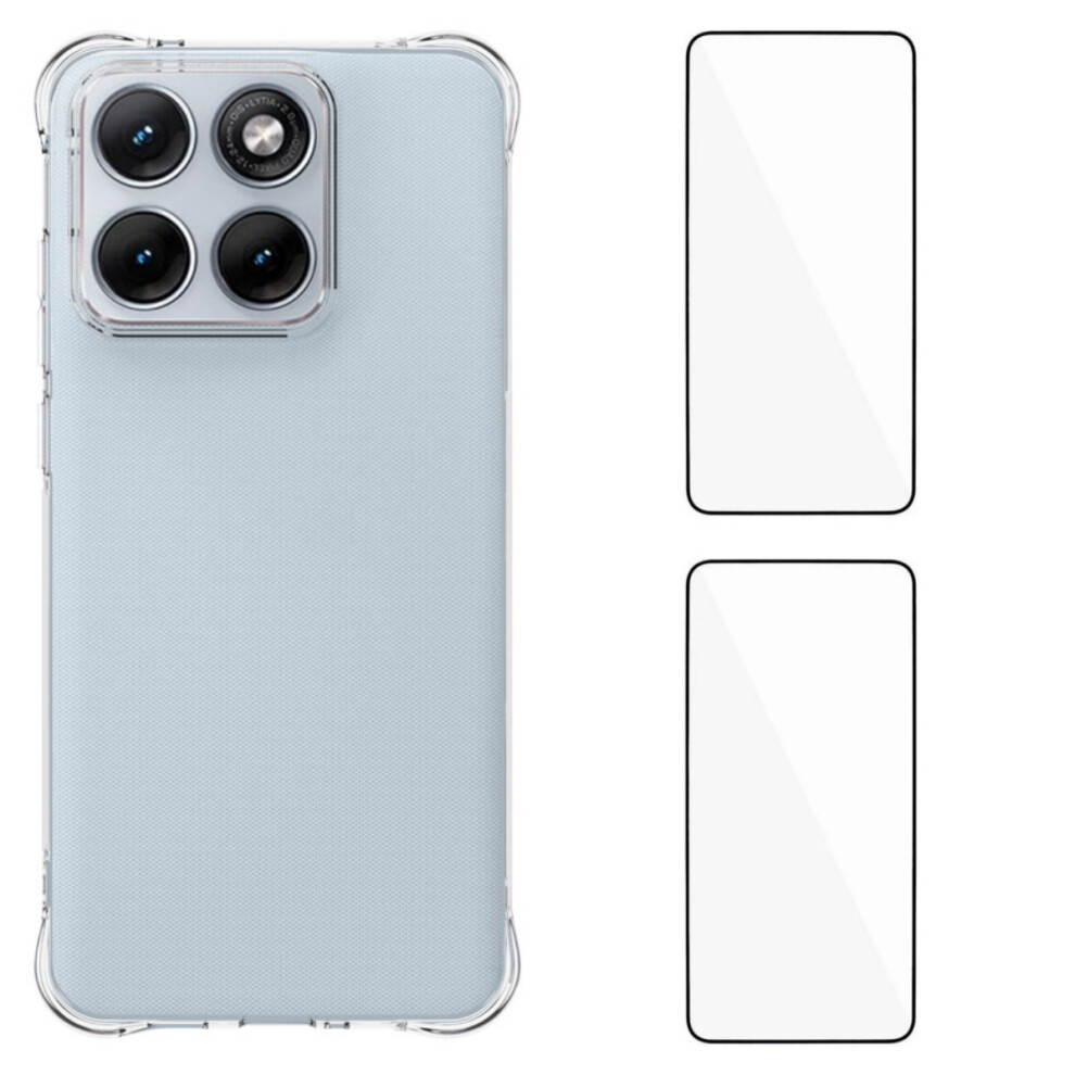 (Transparent) Phone Cover For Motorola Edge 70 Fusion+ 5G / Edge 70 Fusion 5G Wl2 Series Tpu Case 2.0Mm Phone Cove 6914293341143