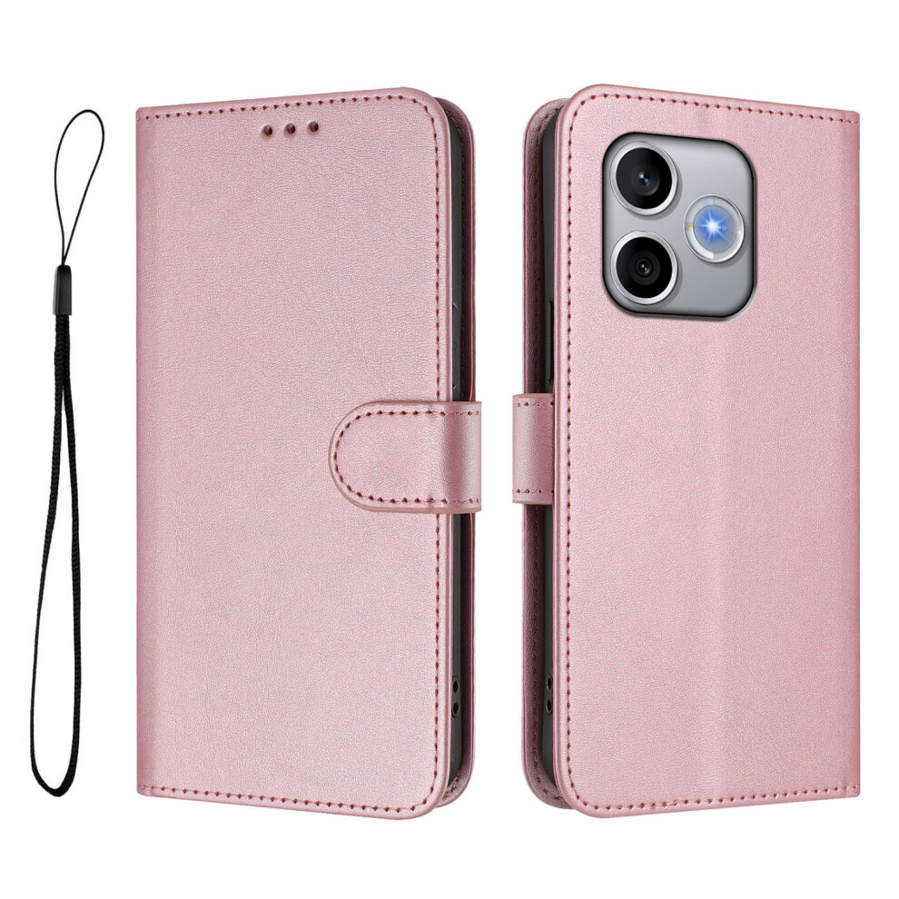(Pink) Phone Cover For Honor 600 Lite 5G Wallet Case Rfid Blocking Calf Texture Leather Stand Phone Cover W Pink 6914292517303