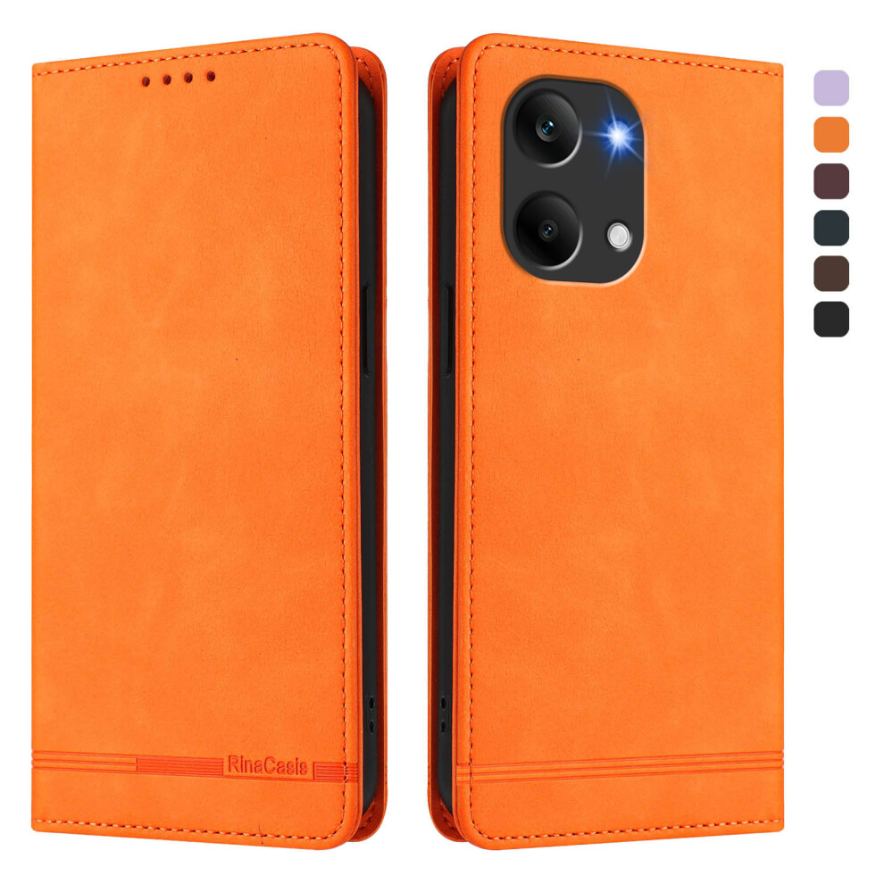 (Orange) Phone Cover For Xiaomi Poco X8 Pro Max 5G / Xiaomi Redmi Turbo 5 Max 5G Case Rinacasis Rc23 Rfid Blo Orange 6914296388763