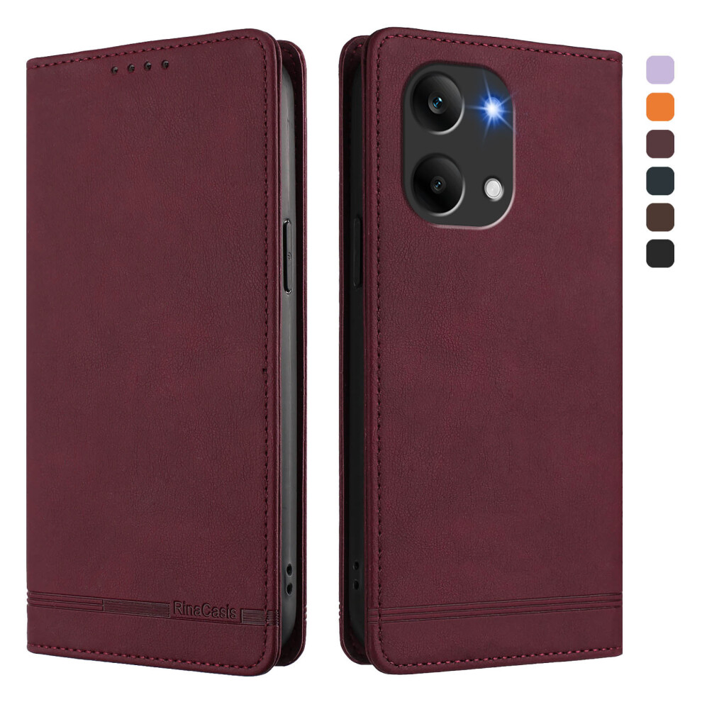 (Wine ) Phone Cover For Xiaomi Poco X8 Pro Max 5G / Xiaomi Mi Turbo 5 Max 5G Case Rinacasis Rc23 Rfid Blo Red 6914299967514
