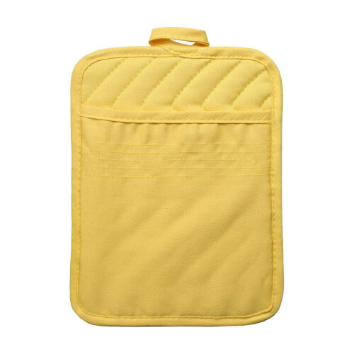 Agarradera de bolsillo de algodón negro de 7x9 pulgadas, 1 pieza 1