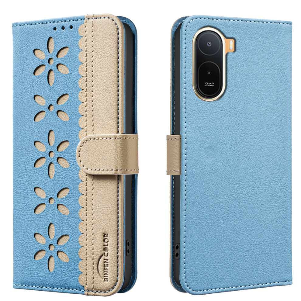 (Baby ) Phone Cover For Xiaomi Redmi A7 Pro 4G (171.56Mm) Bf36 Leather Case Floral Pattern Phone Cover Rfid Blue 6914295681582