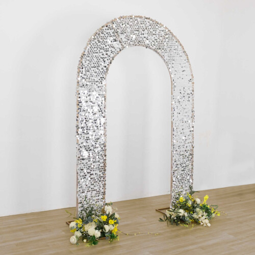 BalsaCircle Sequined -taustansuoja 8 jalan pyöreälle kaarelle 2