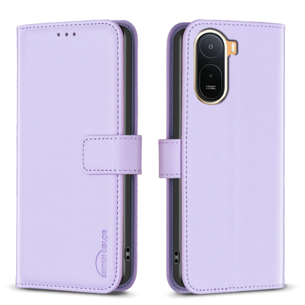 (Purple) Phone Cover For Xiaomi Redmi A7 Pro 4G (171.56Mm) Bf17 Phone Case Wallet Folio Flip Leather Cover Purple 6914297774244