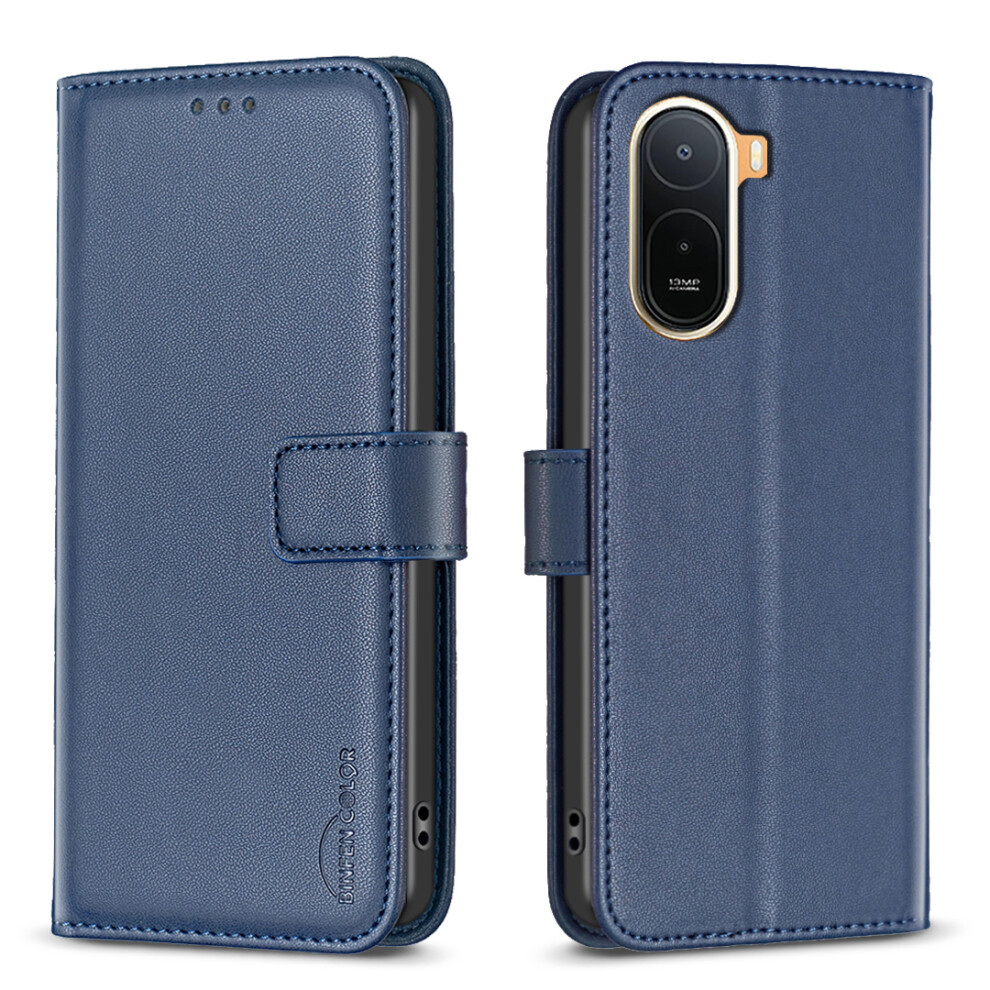 (Blue) Phone Cover For Xiaomi Redmi A7 Pro 4G (171.56Mm) Bf17 Phone Case Wallet Folio Flip Leather Cover Blue 6914299651314