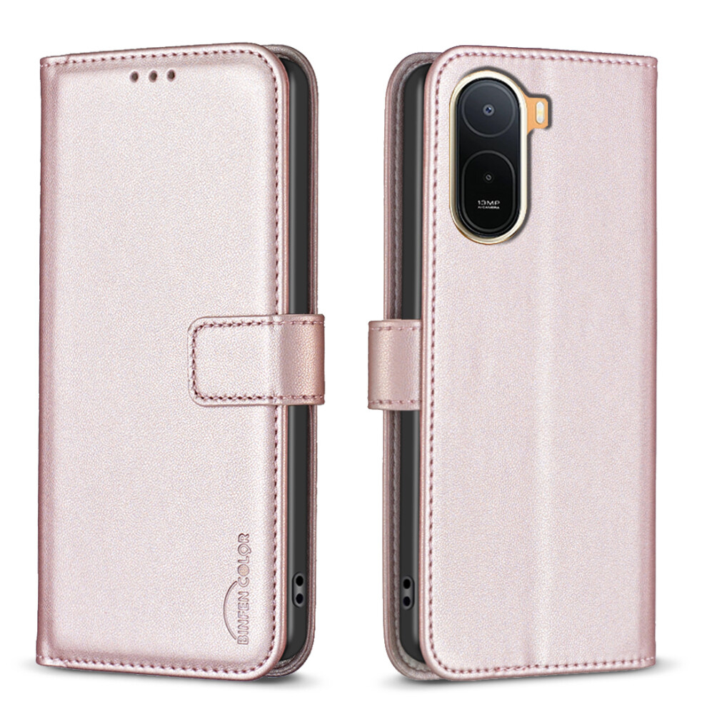 (Rose ) Phone Cover For Xiaomi Redmi A7 Pro 4G (171.56Mm) Bf17 Phone Case Wallet Folio Flip Leather Cover Gold 6914299612322