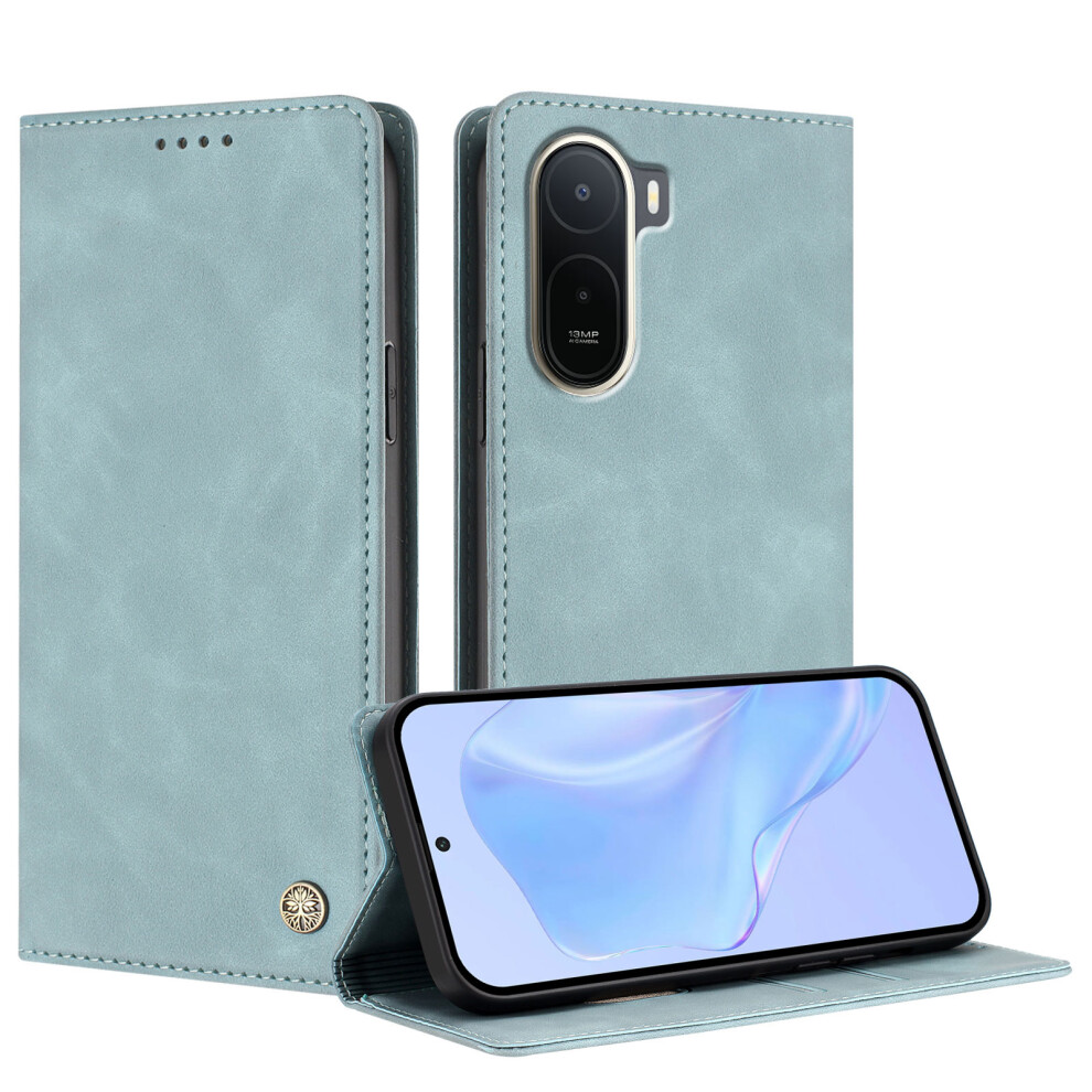 (Lake ) Phone Cover For Xiaomi Redmi A7 Pro 4G (171.56Mm) Case Hx Rfid Blocking Wallet Stand Leather Flip Ph Blue 6914294856028