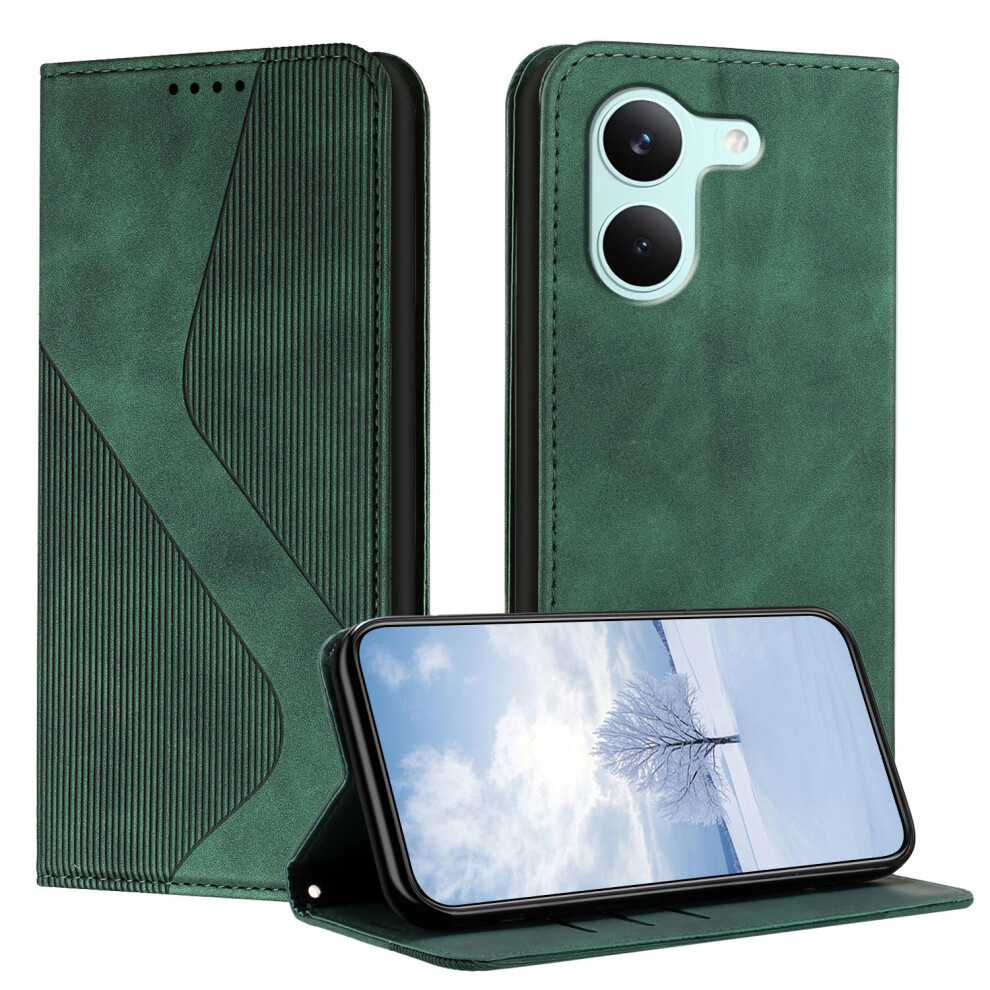 (Green) Phone Cover For Xiaomi Redmi Turbo 5 5G / Xiaomi Poco X8 Pro 5G Phone Cover Skin-Touch Feel Leather Green 6914297982878