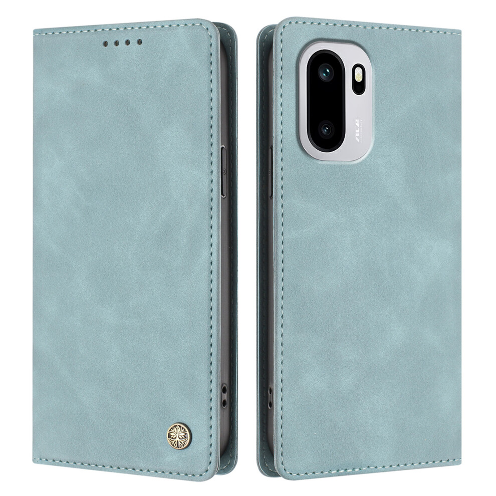 (Lake ) Phone Cover For Oneplus Ace 6 5G / Oneplus Ace 6T 5G / Oneplus 15R 5G Case Hx Rfid Blocking Wallet S Blue 6914295951531