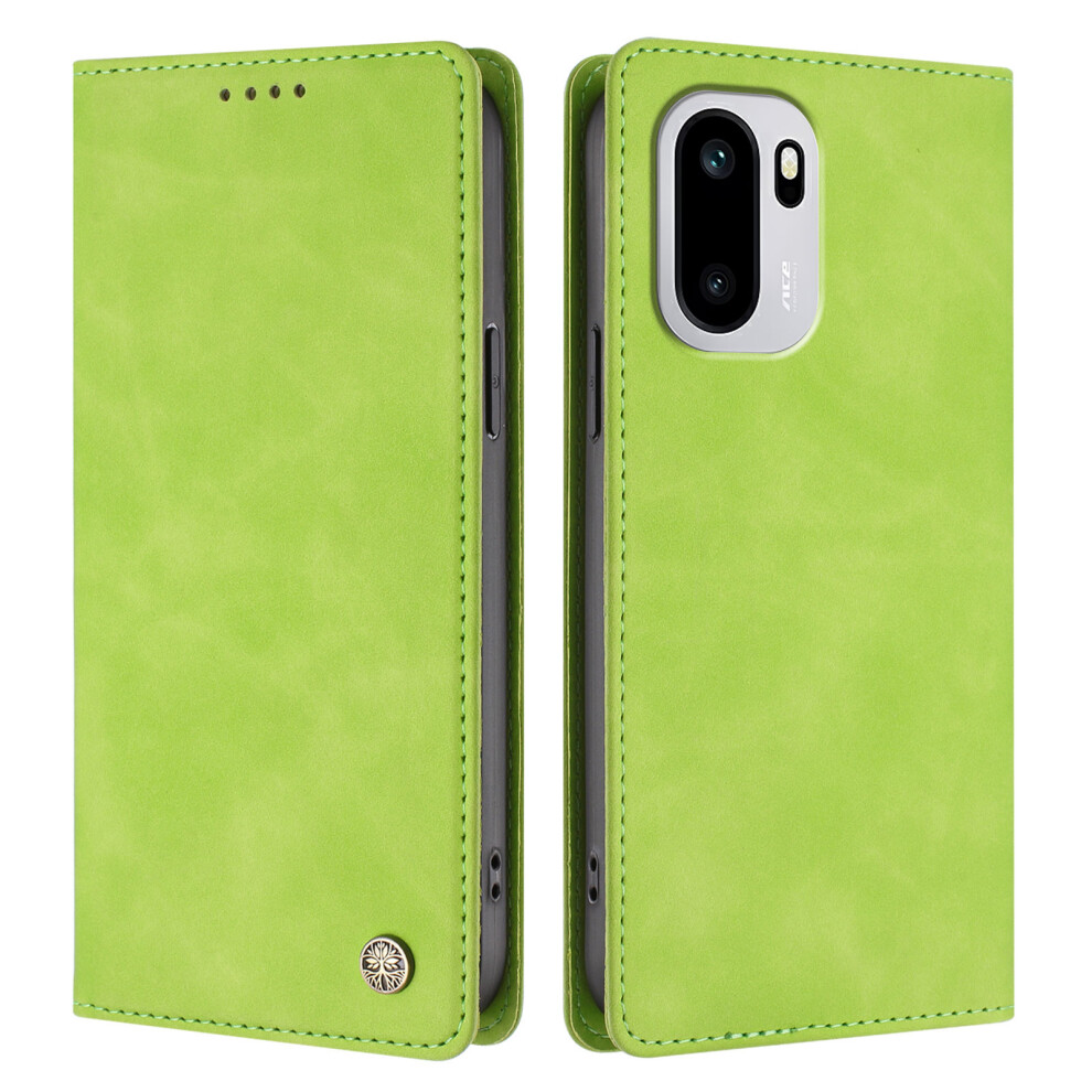 (Fluorescent ) Phone Cover For Oneplus Ace 6 5G / Oneplus Ace 6T 5G / Oneplus 15R 5G Case Hx Rfid Blocking Wallet S Green 6914290788033