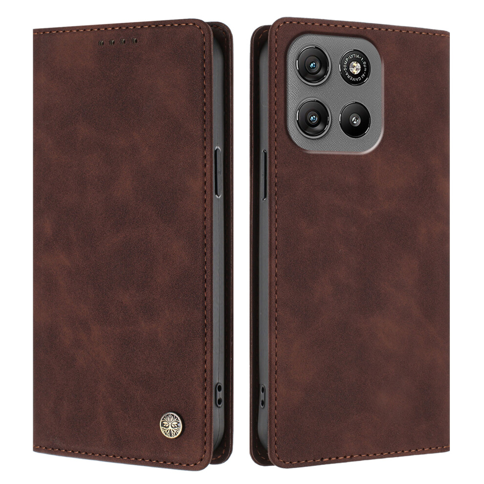 (Brown) Phone Cover For Motorola Moto G57 Power 5G / Motorola Moto G67 Power 5G / Motorola Moto G57 5G Case Brown 6914299611332