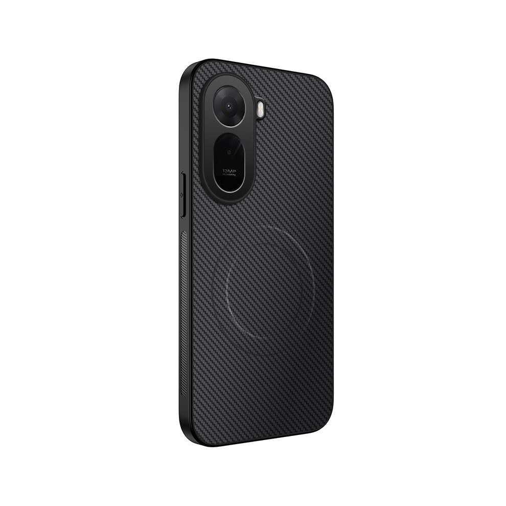 (Black) Phone Cover For Xiaomi Redmi A7 Pro 4G (171.56Mm) / Xiaomi Poco C85x 5G Tq Series Magnetic Case Carb Black 6914292665257
