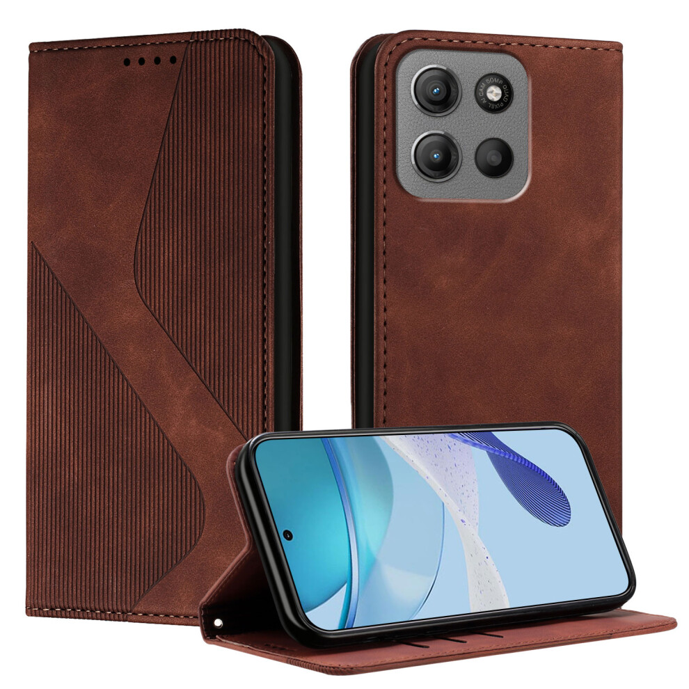 (Brown) Phone Cover For Motorola Moto G17 Power 4G / G17 4G / G15 4G / G15 Power 4G Phone Cover Skin-Touch F Brown 6914293868008