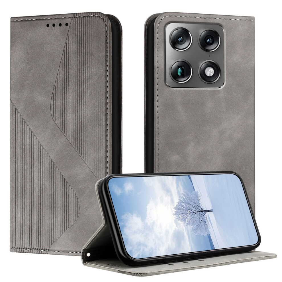 (Grey) Phone Cover For Motorola Moto X70 Air Pro 5G / Motorola Signature 5G Phone Cover Skin-Touch Feel Lea Grey 6914294039209