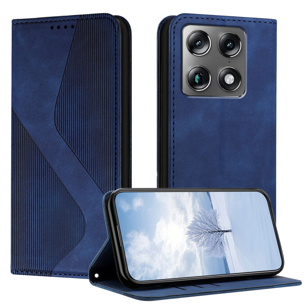 (Blue) Phone Cover For Motorola Moto X70 Air Pro 5G / Motorola Signature 5G Phone Cover Skin-Touch Feel Lea Blue 6914295136563
