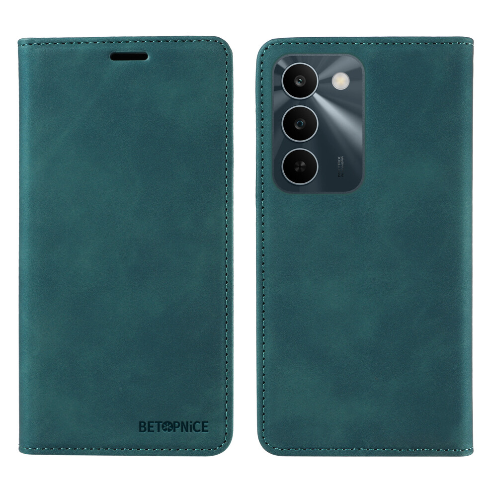 (Green) Phone Cover For Realme C83 5G Case Magnetic Closure Rfid Blocking Wallet Stand Leather Phone Cover Green 6914293717276