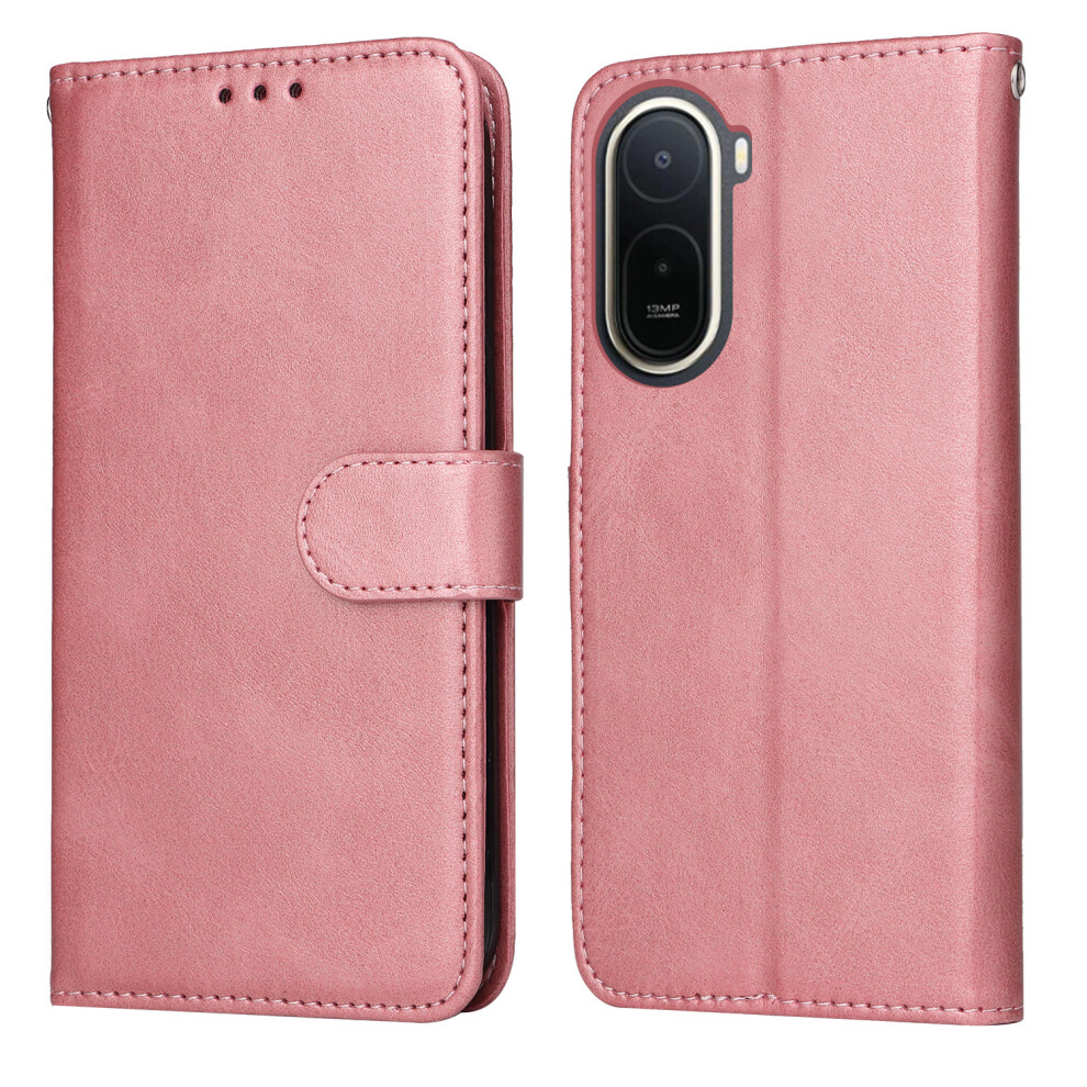 (Pink) Phone Cover For Xiaomi Redmi A7 Pro 4G (171.56Mm) Case Wallet Pu Leather Folio Flip Phone Cover Pink 6914290933495