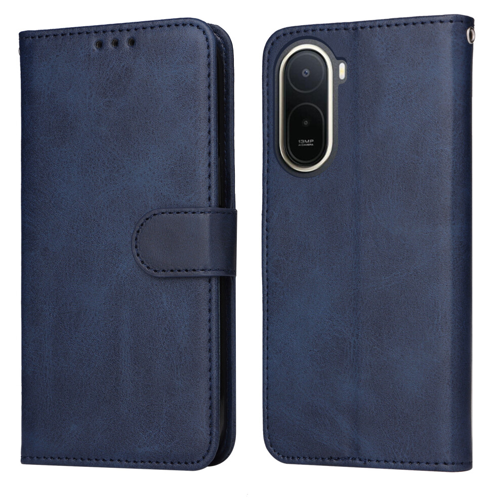 (Blue) Phone Cover For Xiaomi Redmi A7 Pro 4G (171.56Mm) Case Wallet Pu Leather Folio Flip Phone Cover Blue 6914292196041