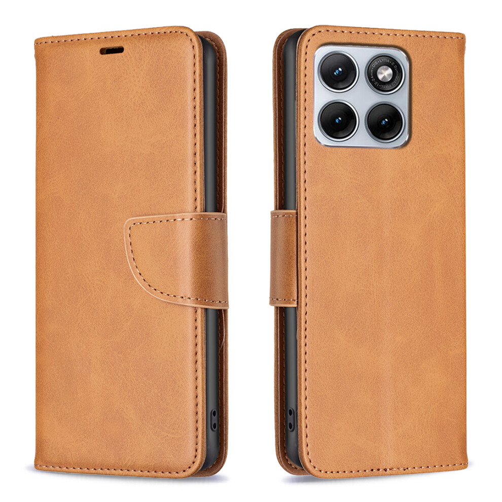 (Yellow) Phone Cover For Motorola Edge 70 Fusion+ 5G / Edge 70 Fusion 5G Case Shockproof Pu Leather Cover Wit Yellow 6914299414650