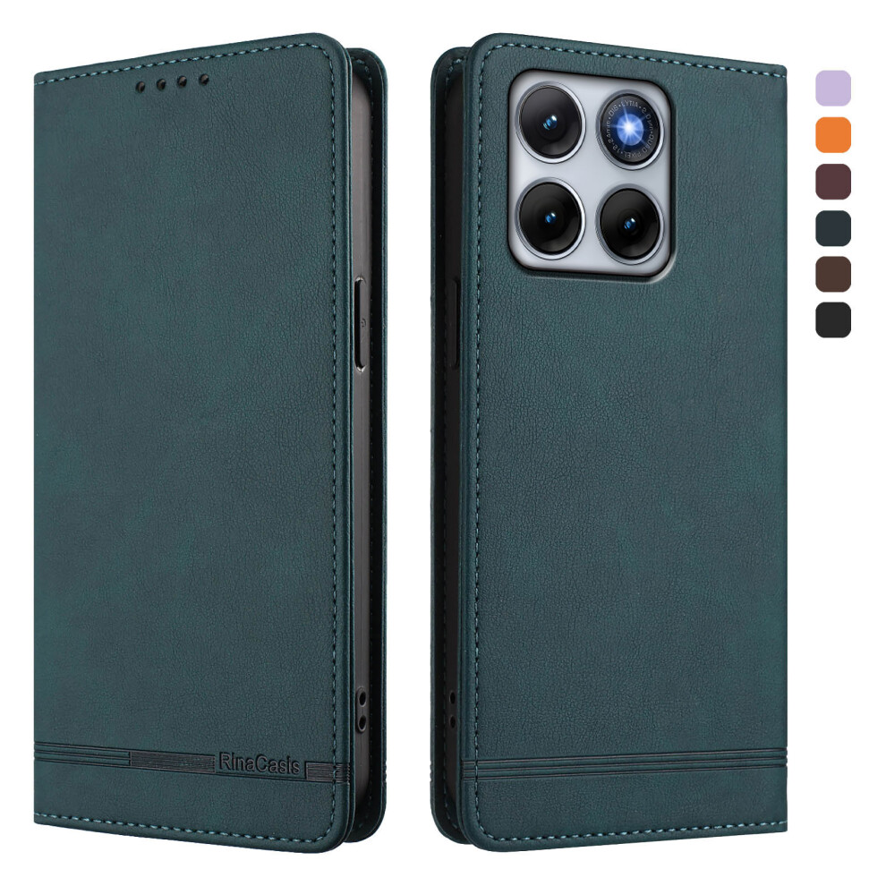(Dark ) Phone Cover For Motorola Edge 70 Fusion+ 5G / Edge 70 Fusion 5G Case Rinacasis Rc23 Rfid Blocking Wa Green 6914294999671