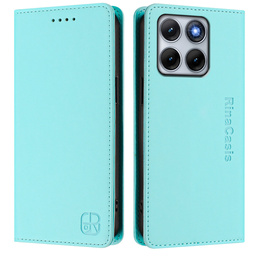 (Mint ) Phone Cover For Motorola Edge 70 Fusion+ 5G / Edge 70 Fusion 5G Rinacasis Rc01 Leather Case Phone Co Green 6914296795028