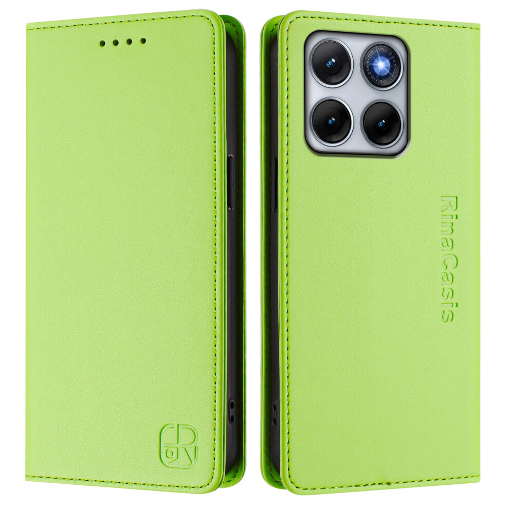 (Green) Phone Cover For Motorola Edge 70 Fusion+ 5G / Edge 70 Fusion 5G Rinacasis Rc01 Leather Case Phone Co Green 6914298143476