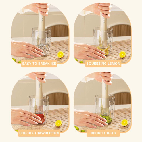 Bâton à glace ergonomique en ABS et acrylique (1 pièce) 2