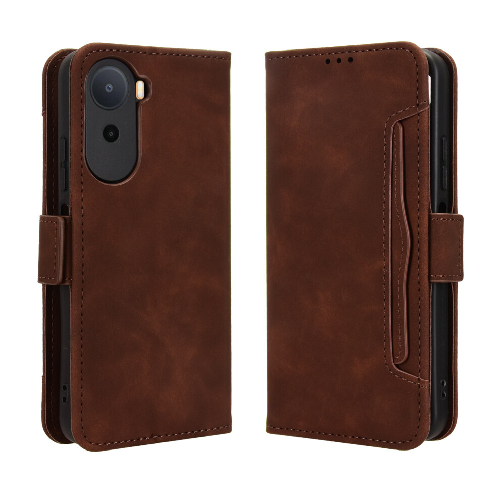 (Brown) Phone Cover For Xiaomi Redmi A7 Pro 4G (171.56Mm) Leather Case Phone Wallet Cover With Multiple Card Brown 6914293608598