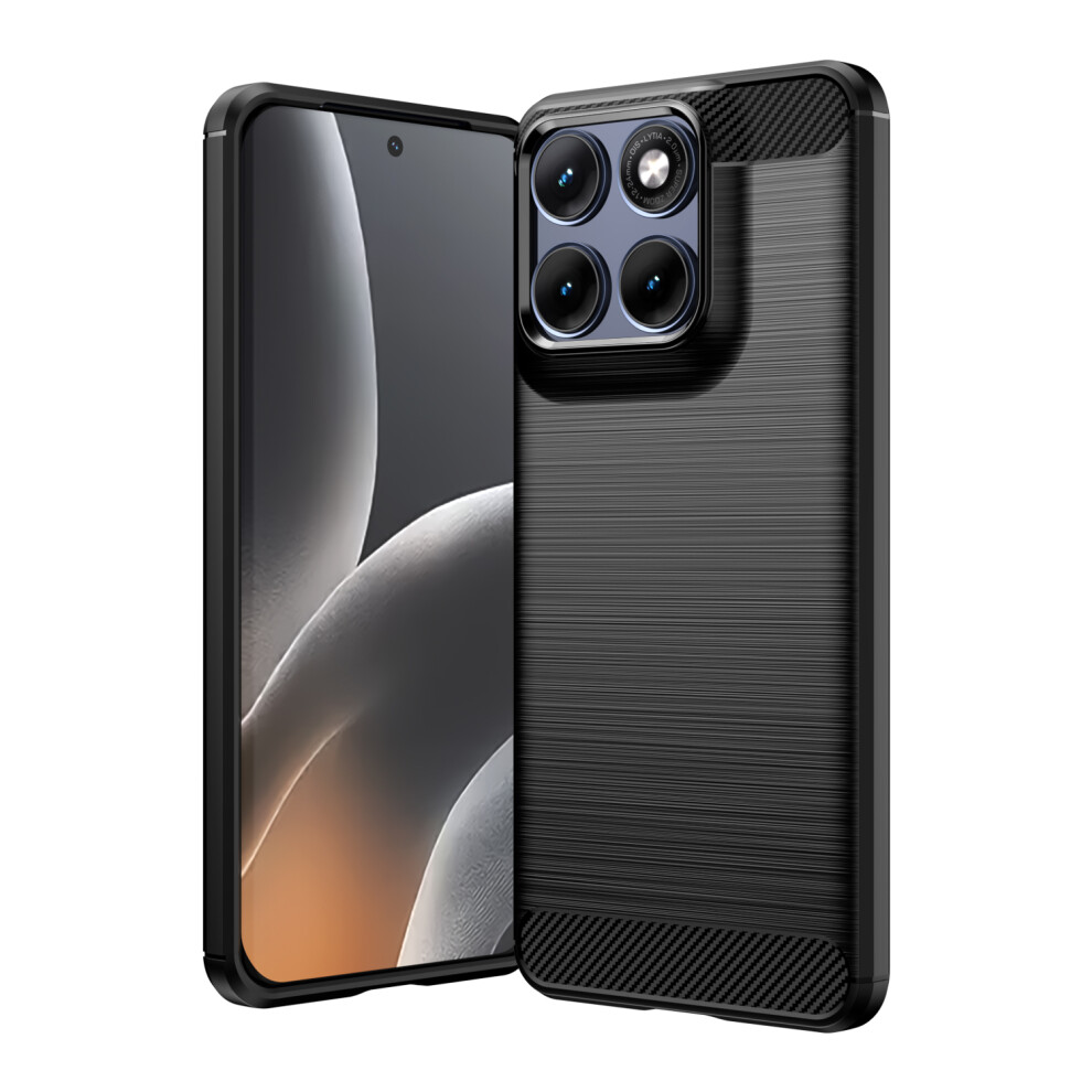 (Black) Phone Cover For Motorola Edge 70 Fusion+ 5G / Edge 70 Fusion 5G Tpu Case Protective Phone Cover Carb Black 6914294598812