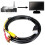 LZYWOD5Ft HDMI Αρσενικό σε 3RCA Μετατροπέας Βίντεο Ήχου Συνιστωσών AV Καλώδια HD V4Y9 3