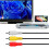 LZYWOD5Ft HDMI Αρσενικό σε 3RCA Μετατροπέας Βίντεο Ήχου Συνιστωσών AV Καλώδια HD V4Y9 2