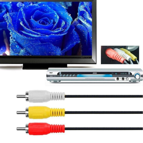 LZYWOD5Ft HDMI Αρσενικό σε 3RCA Μετατροπέας Βίντεο Ήχου Συνιστωσών AV Καλώδια HD V4Y9 1