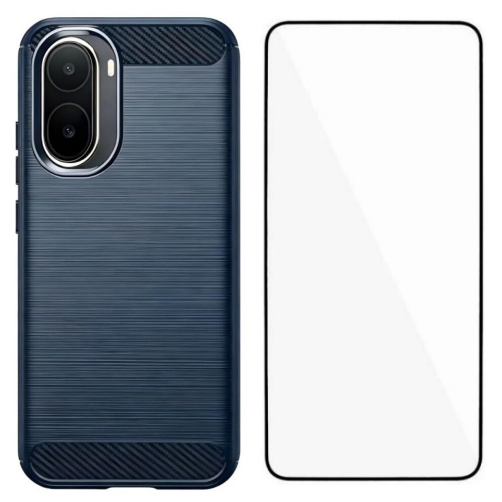 (Blue) Phone Cover For Xiaomi Redmi A7 Pro 4G (171.56Mm) / Xiaomi Poco C85x 5G Case With Screen Film Ls Ser Blue 6914294109322