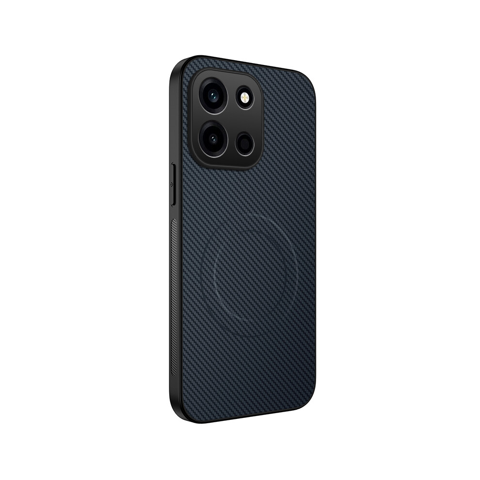 (Sapphire) Phone Cover For Oneplus Turbo 6 5G Tq Series Magnetic Case Carbon Fiber Texture Pc Tpu Phone Cover Blue 6914295780452