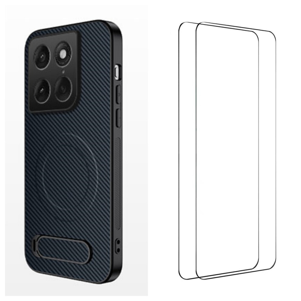 (Sapphire) Phone Cover For Motorola Moto X70 Air Pro 5G / Motorola Signature 5G Qt1 Series Magnetic Case With 2 Blue 6914296248579