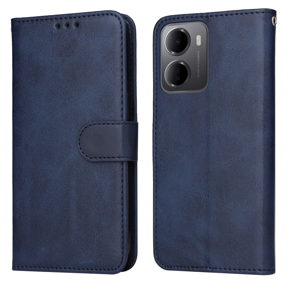 (Blue) Phone Cover For Xiaomi Redmi 15A 5G Case Wallet Pu Leather Folio Flip Phone Cover Blue 6914293817082