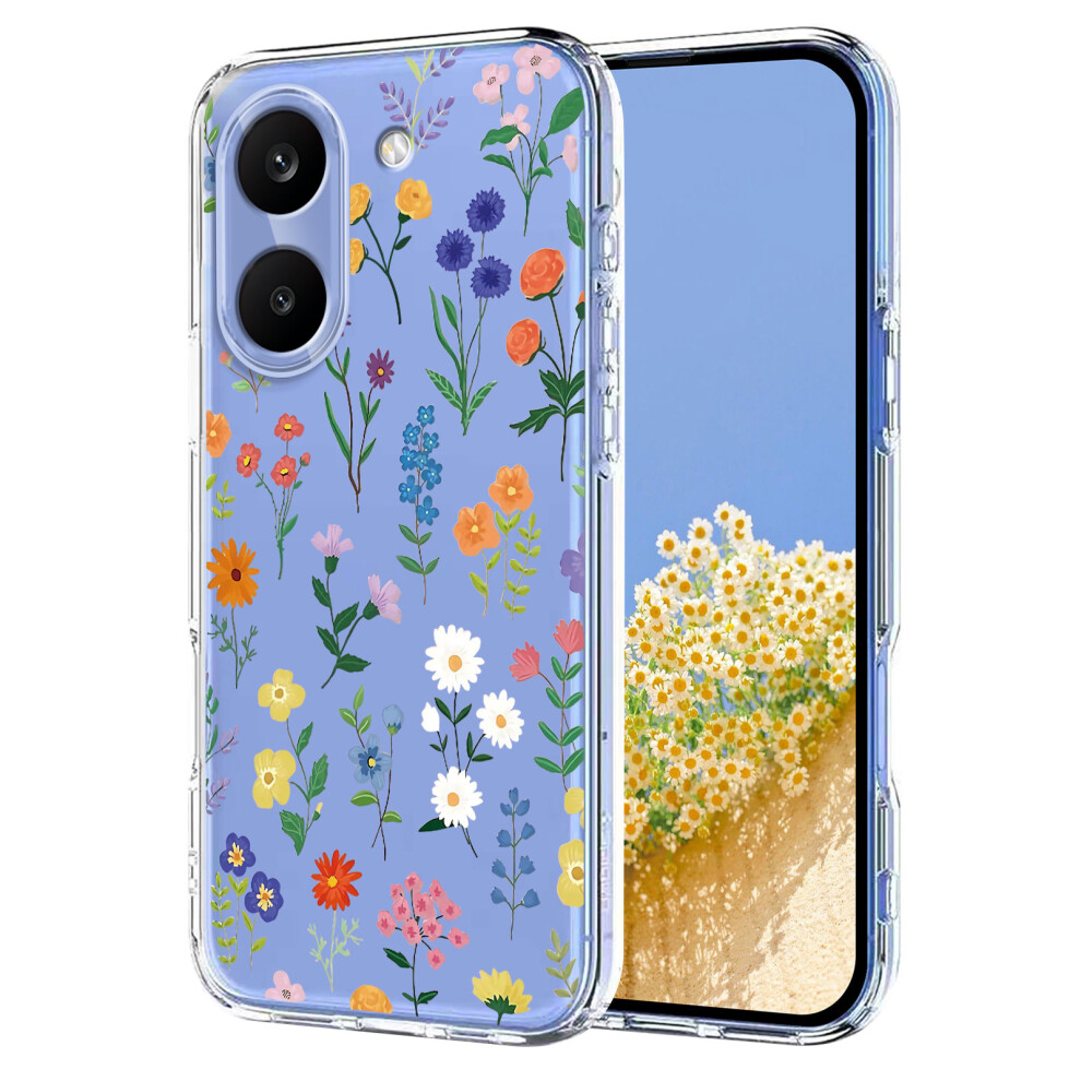 (Daisies) Phone Cover For Xiaomi Poco X8 Pro 5G Case Butterfly Floral Pattern Printing Tpu Phone Back Cover 6914295686174
