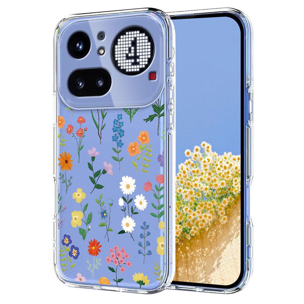 (Daisies) Phone Cover For Nothing Phone (4A) Pro Case Butterfly Floral Pattern Printing Tpu Phone Back Cover 6914290750207